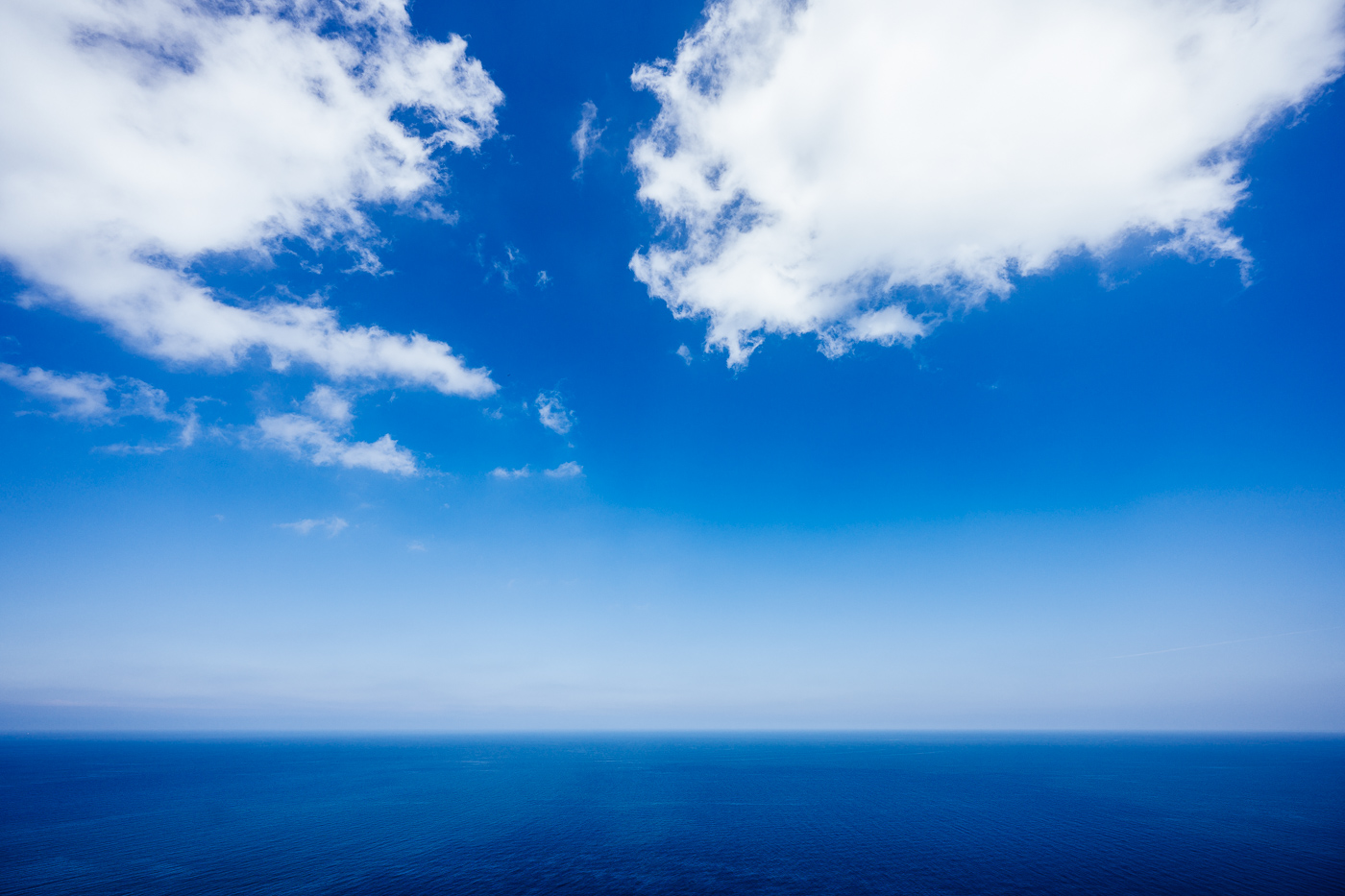 Blick vom Königsstuhl über die endlose Weite der Ostsee