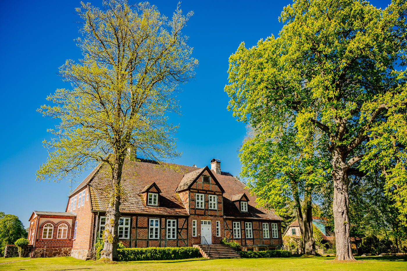 Das Gutshaus von Glave in Mecklenburg