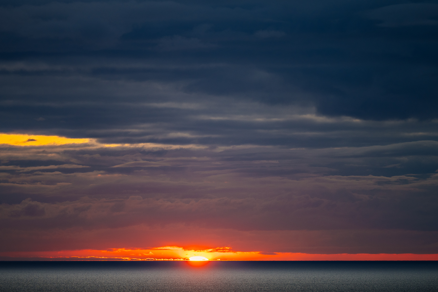 Sonnenaufgang über der Ostsee